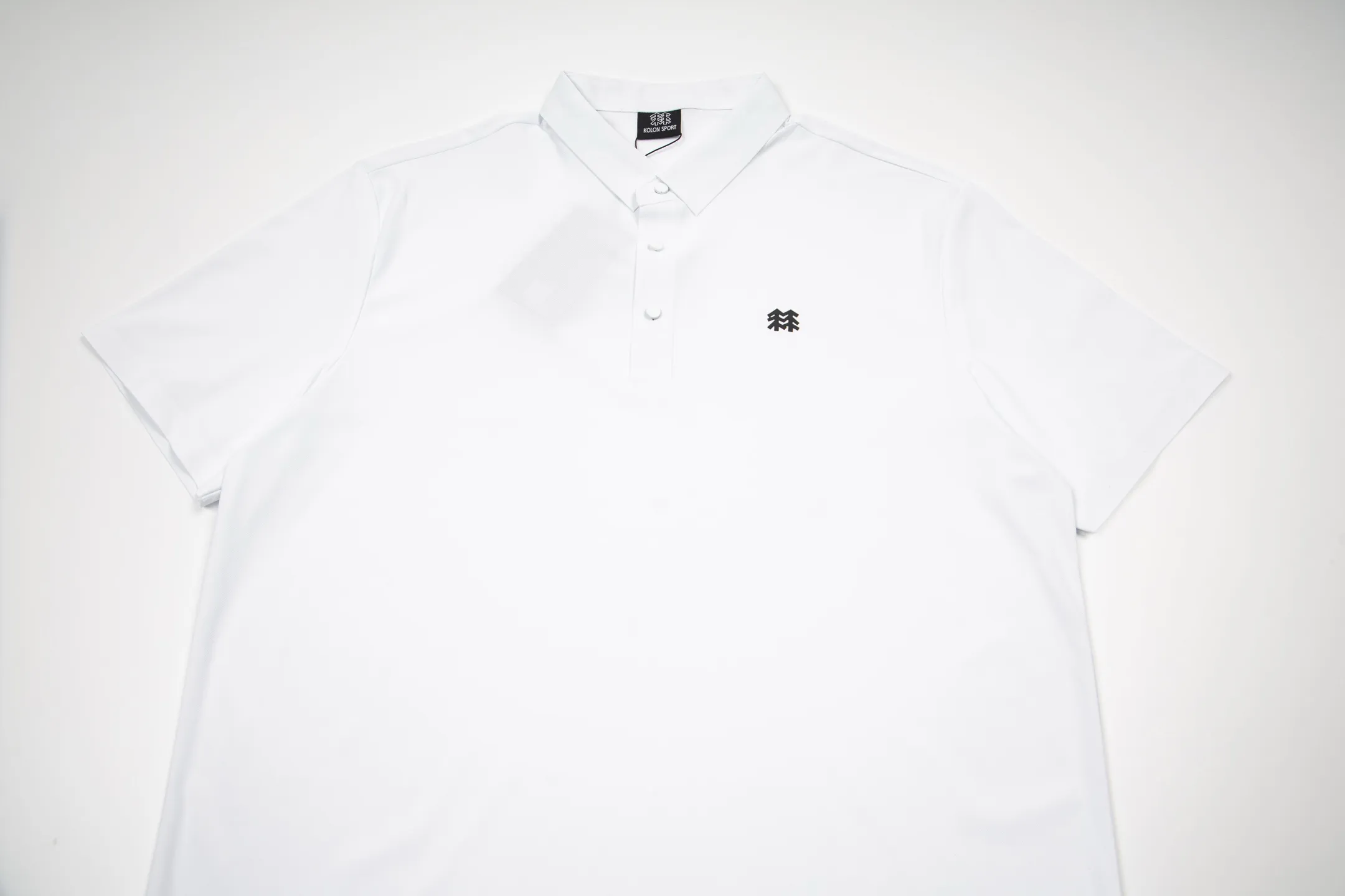 85 ！！！ Factory Drop Shipping， Quality～ （ Drop Shipping， ， ） #KOLONSPORT 26ss polo ：Black White Size：L XL 2XL 3XL 4XL